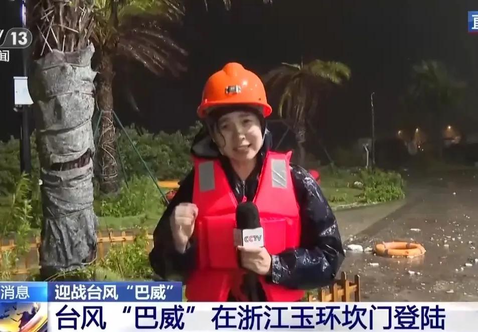 直击台风登陆:风大雨急树被连根拔起